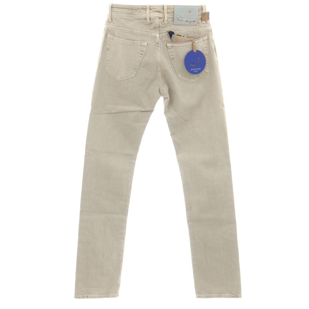 【中古】【未使用】ヤコブコーエン JACOB COHEN J688 LIMITED EDITION コットンポリウレタン デニムパンツ グレーベージュ【サイズ28】【 状態ランクS 】【 メンズ 】