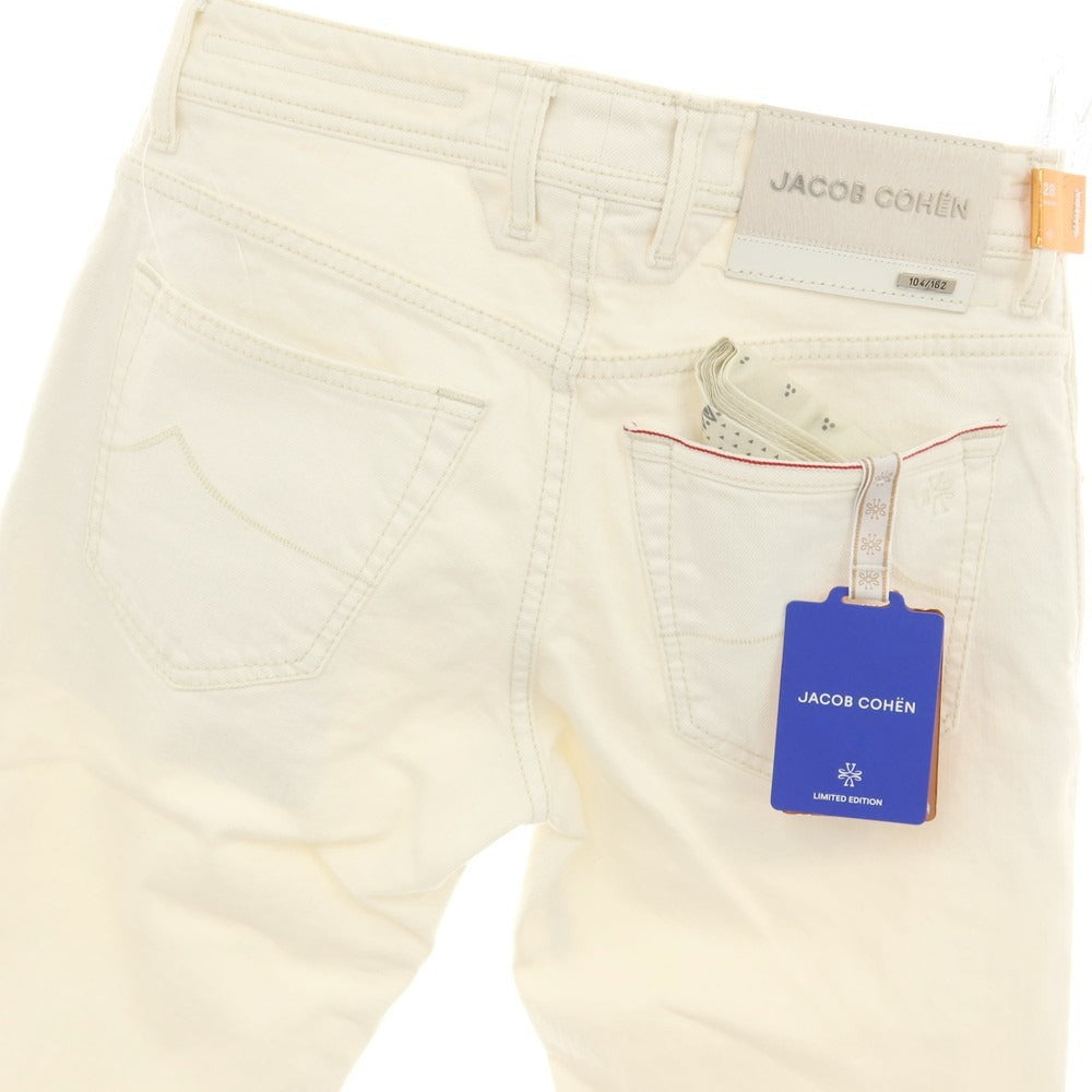 【中古】【未使用】ヤコブコーエン JACOB COHEN NICK LTD LIMITED EDITION コットンポリウレタン デニムパンツ ホワイト【サイズ28】【 状態ランクS 】【 メンズ 】