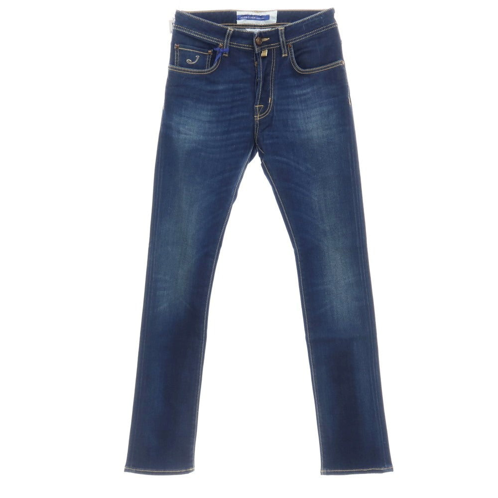 【中古】【未使用】ヤコブコーエン JACOB COHEN BARD ストレッチ レーヨンコットンリヨセルポリエステル デニムパンツ ジーンズ ネイビー【サイズ28】【 状態ランクS 】【 メンズ 】