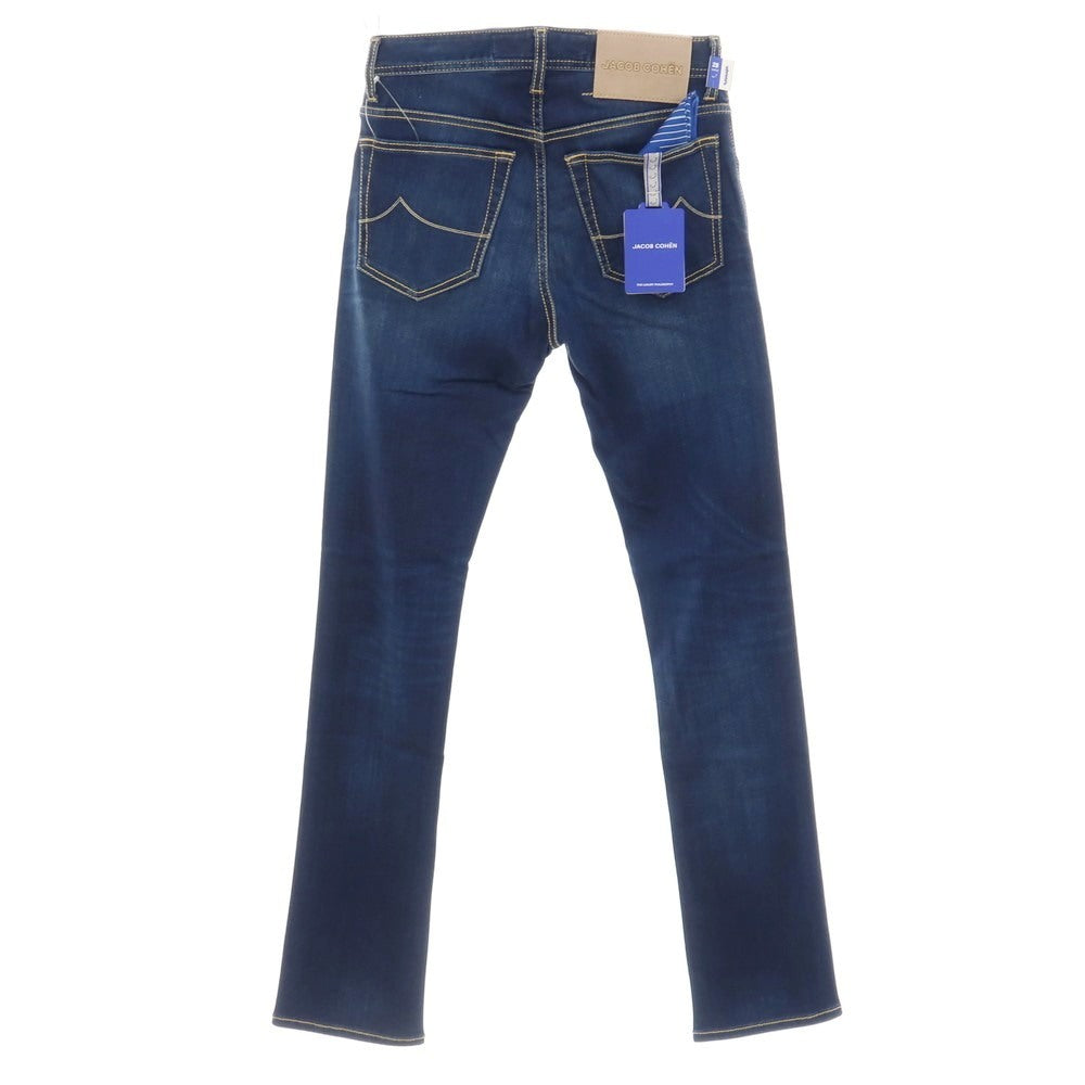 【中古】【未使用】ヤコブコーエン JACOB COHEN BARD ストレッチ レーヨンコットンリヨセルポリエステル デニムパンツ ジーンズ ネイビー【サイズ28】【 状態ランクS 】【 メンズ 】
