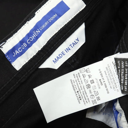 【中古】【未使用】ヤコブコーエン JACOB COHEN BARD ストレッチ コットンポリエスエル デニムパンツ ブラック【サイズ28】【 状態ランクS 】【 メンズ 】