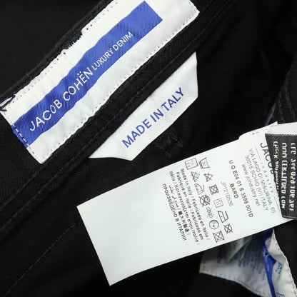 【中古】【未使用】ヤコブコーエン JACOB COHEN BARD ストレッチ コットンポリエスエル デニムパンツ ブラック【サイズ28】【 状態ランクS 】【 メンズ 】