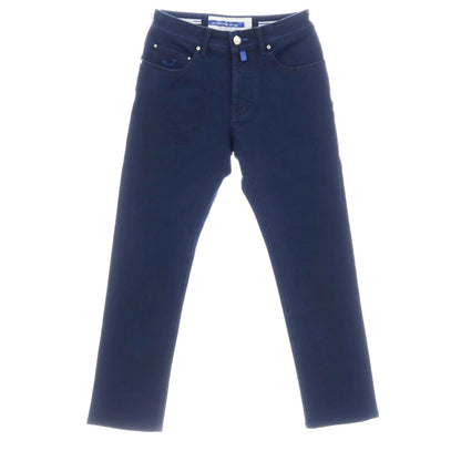 【中古】【未使用】ヤコブコーエン JACOB COHEN BARD ストレッチ コットンモダールポリエステル デニムパンツ ネイビー【サイズ28】【 状態ランクS 】【 メンズ 】
