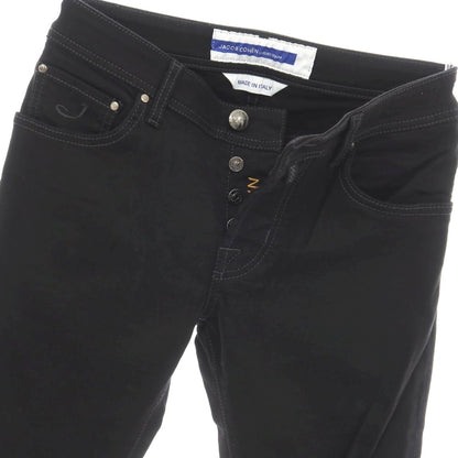 【中古】ヤコブコーエン JACOB COHEN NICK ストレッチ コットンポリエスエル デニムパンツ ブラック【サイズ28】【 状態ランクA 】【 メンズ 】