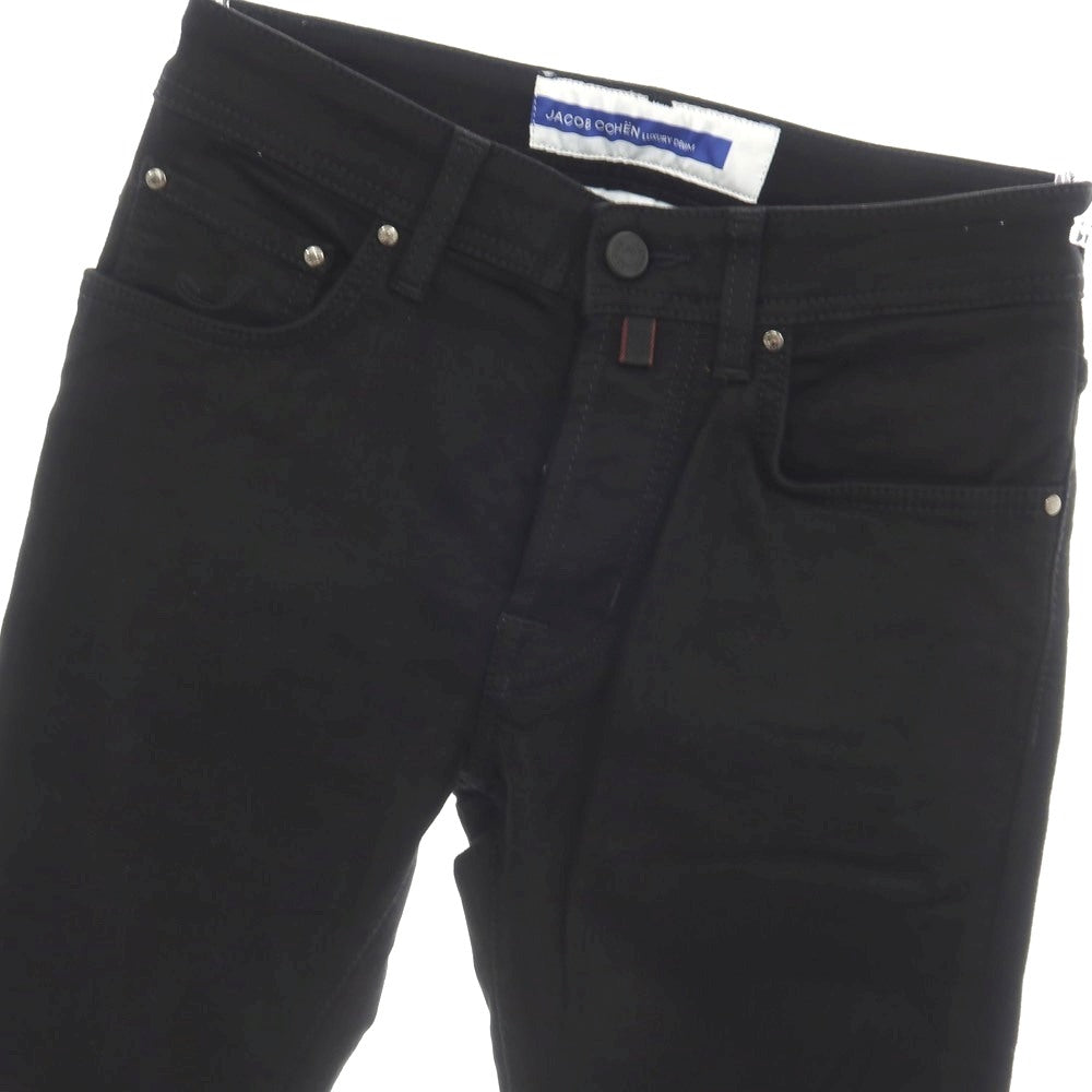【中古】ヤコブコーエン JACOB COHEN BARD ストレッチ コットンポリエスエル デニムパンツ ブラック【サイズ28】【 状態ランクA 】【 メンズ 】