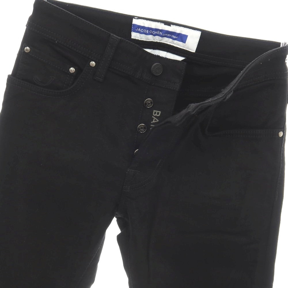 【中古】ヤコブコーエン JACOB COHEN BARD ストレッチ コットンポリエスエル デニムパンツ ブラック【サイズ28】【 状態ランクA 】【 メンズ 】
