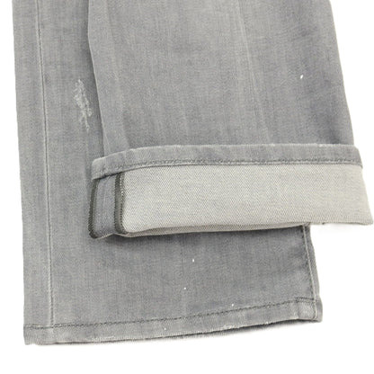 【中古】ヤコブコーエン JACOB COHEN NICK ダメージ＆ペイント加工 ストレッチ コットン デニムパンツ ジーンズ グレー【サイズ28】【 状態ランクA 】【 メンズ 】