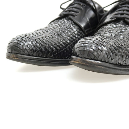 【中古】ドルチェアンドガッバーナ DOLCE&amp;GABBANA レザー ドレスシューズ ブラック【サイズ5.5】【 状態ランクB 】【 メンズ 】