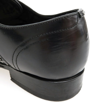 【中古】ドルチェアンドガッバーナ DOLCE&amp;GABBANA レザー ドレスシューズ ブラック【サイズ5.5】【 状態ランクB 】【 メンズ 】