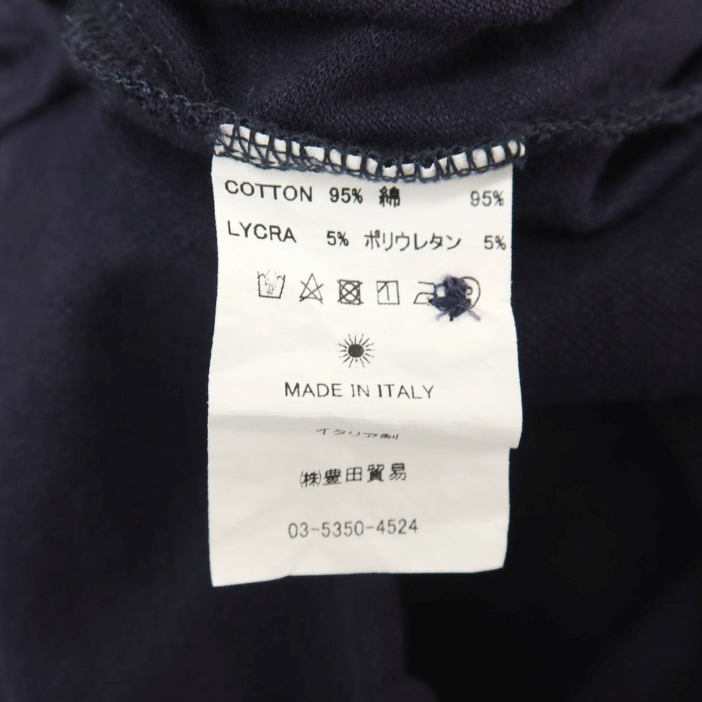 【中古】ジャンネット giannetto コットンポリウレタン 半袖ポロシャツ ダークネイビー【サイズM】【 状態ランクB 】【 メンズ 】