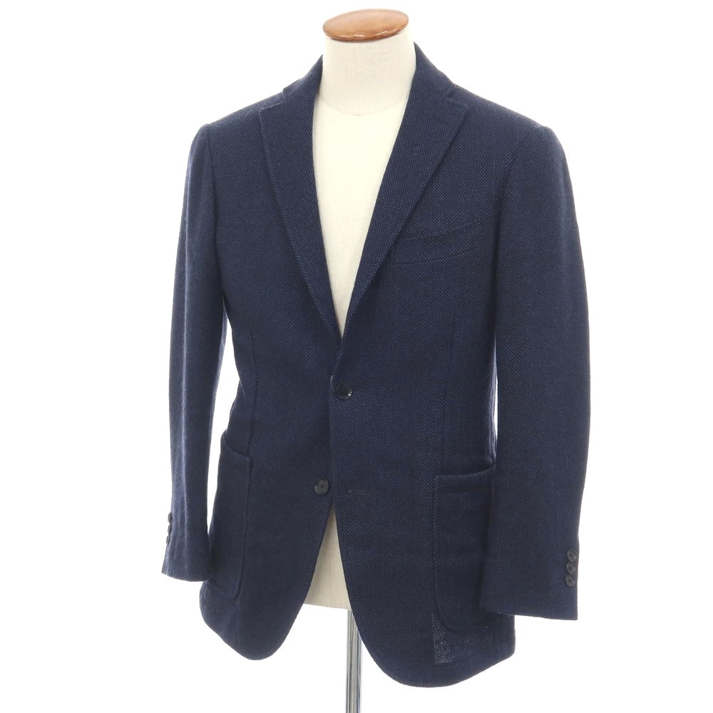 【中古】リングヂャケット RING JACKET New Balloon ウール 3B テーラードジャケット ネイビー【サイズ48】【 状態ランクC 】【 メンズ 】