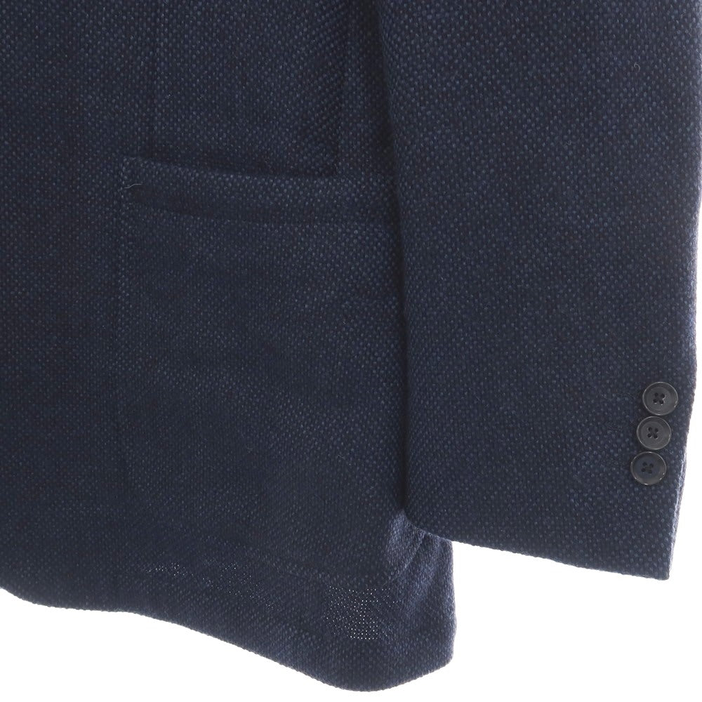 【中古】リングヂャケット RING JACKET New Balloon ウール 3B テーラードジャケット ネイビー【サイズ48】【 状態ランクC 】【 メンズ 】