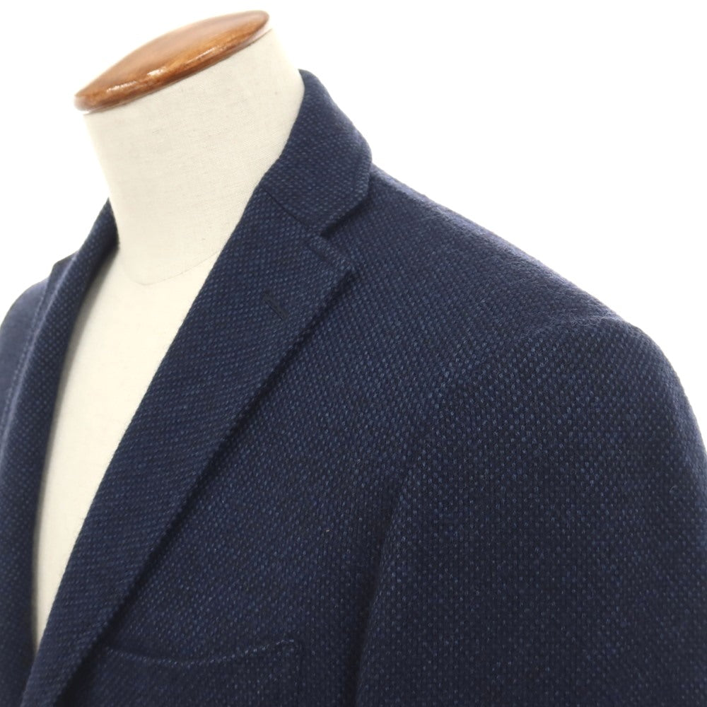 【中古】リングヂャケット RING JACKET New Balloon ウール 3B テーラードジャケット ネイビー【サイズ48】【 状態ランクC 】【 メンズ 】