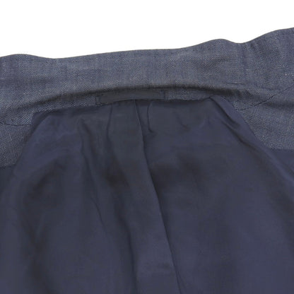 【中古】リングヂャケット RING JACKET ウールシルクリネン 6B ダブルブレスト テーラードジャケット ネイビー【サイズ48】【 状態ランクC 】【 メンズ 】