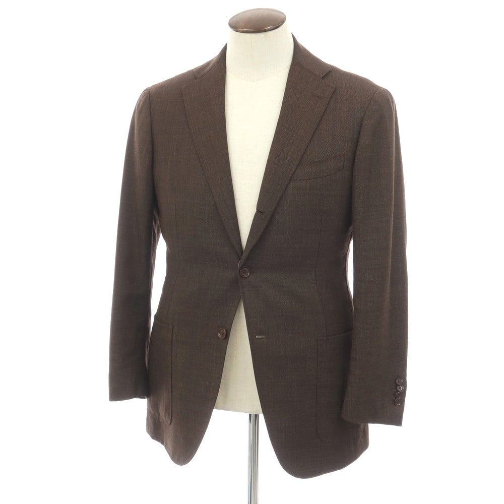 【中古】リングヂャケット RING JACKET ウール 3B テーラードジャケット ブラウン【サイズ50】【 状態ランクC 】【 メンズ 】