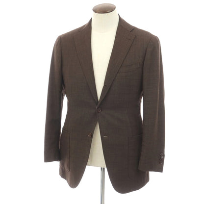 【中古】リングヂャケット RING JACKET ウール 3B テーラードジャケット ブラウン【サイズ50】【 状態ランクC 】【 メンズ 】