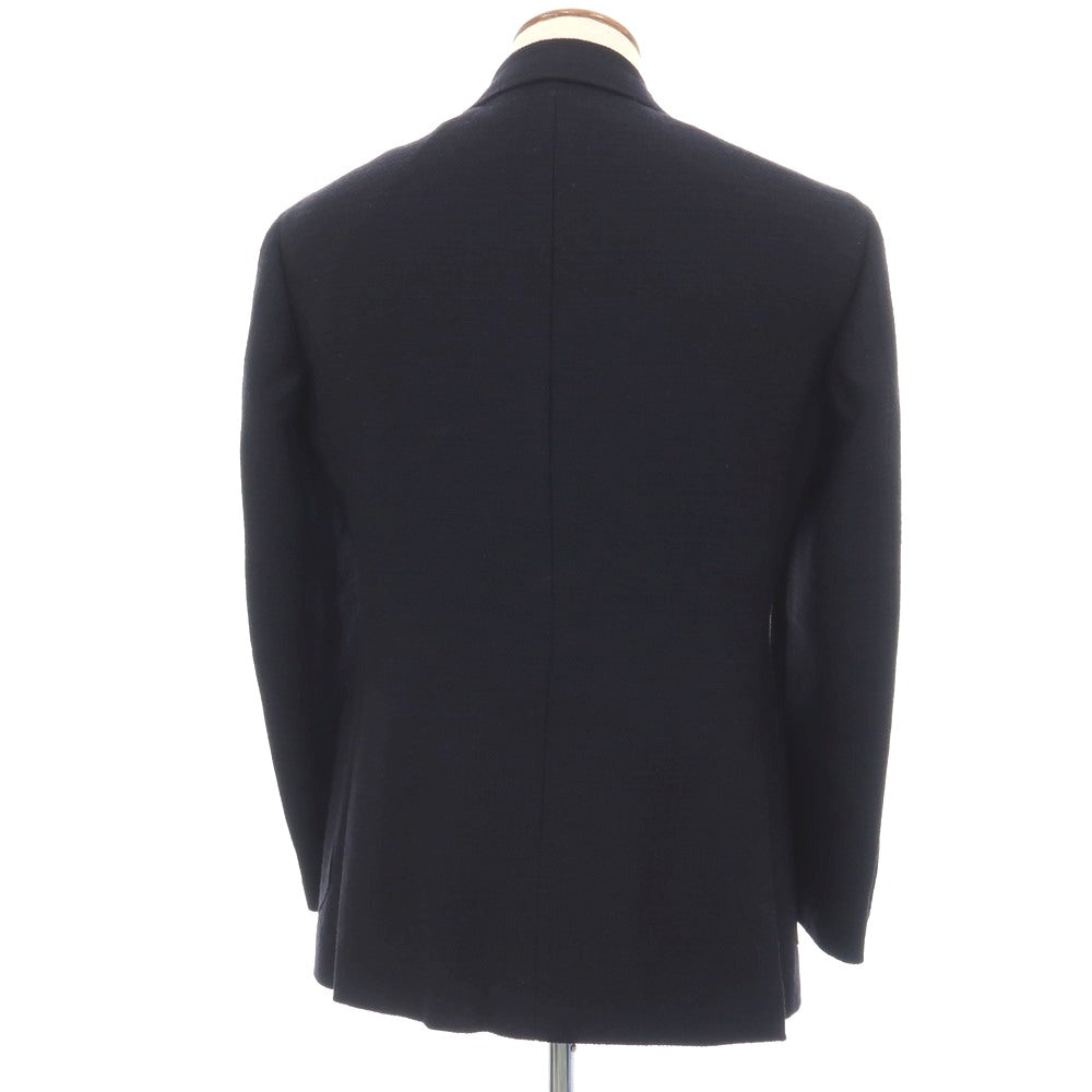 【中古】リングヂャケット RING JACKET New Balloon ウール ダブル6B テーラードジャケット ネイビー【サイズ48】【 状態ランクC 】【 メンズ 】