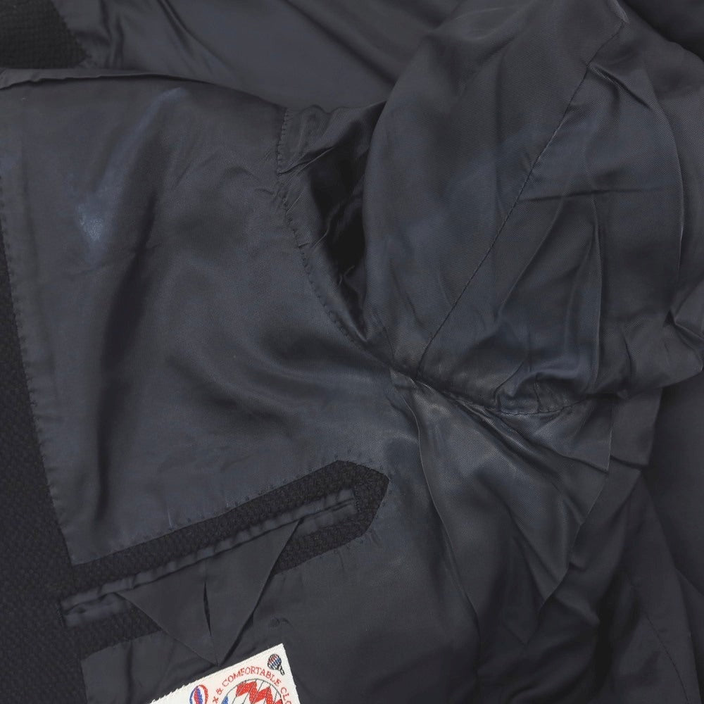 【中古】リングヂャケット RING JACKET New Balloon ウール ダブル6B テーラードジャケット ネイビー【サイズ48】【 状態ランクC 】【 メンズ 】