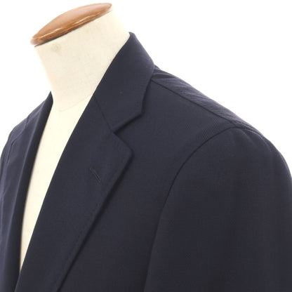【中古】ラファエル カルーゾ CARUSO Raffaele Caruso ANGELO MARINO NAPOLI別注 ウール 3B テーラードジャケット ネイビー【サイズ48】【 状態ランクC 】【 メンズ 】