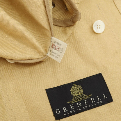 【中古】グレンフェル GRENFELL リネン 2B カジュアルジャケット ベージュ系【サイズ40】【 状態ランクC 】【 メンズ 】