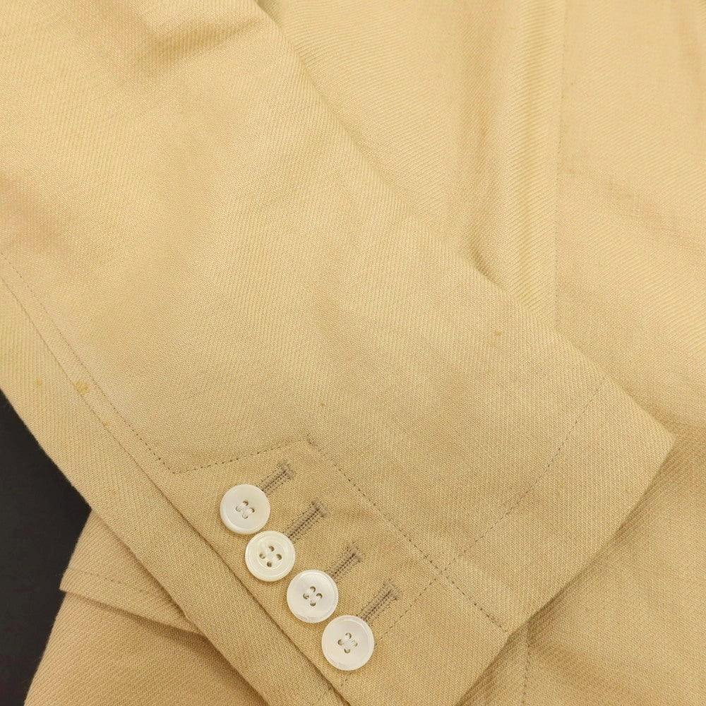 【中古】グレンフェル GRENFELL リネン 2B カジュアルジャケット ベージュ系【サイズ40】【 状態ランクC 】【 メンズ 】