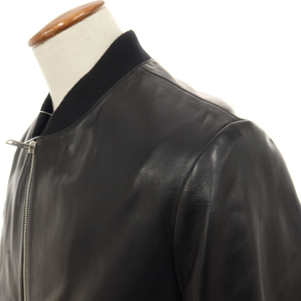 【中古】アルマ ARMA LAMB SILKY ラム レザーブルゾン ブラック【サイズ48】【 状態ランクB 】【 メンズ 】