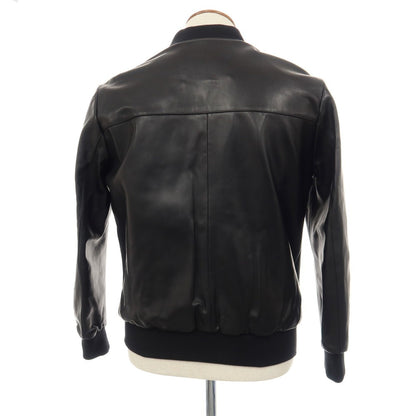 【中古】アルマ ARMA LAMB SILKY ラム レザーブルゾン ブラック【サイズ48】【 状態ランクB 】【 メンズ 】