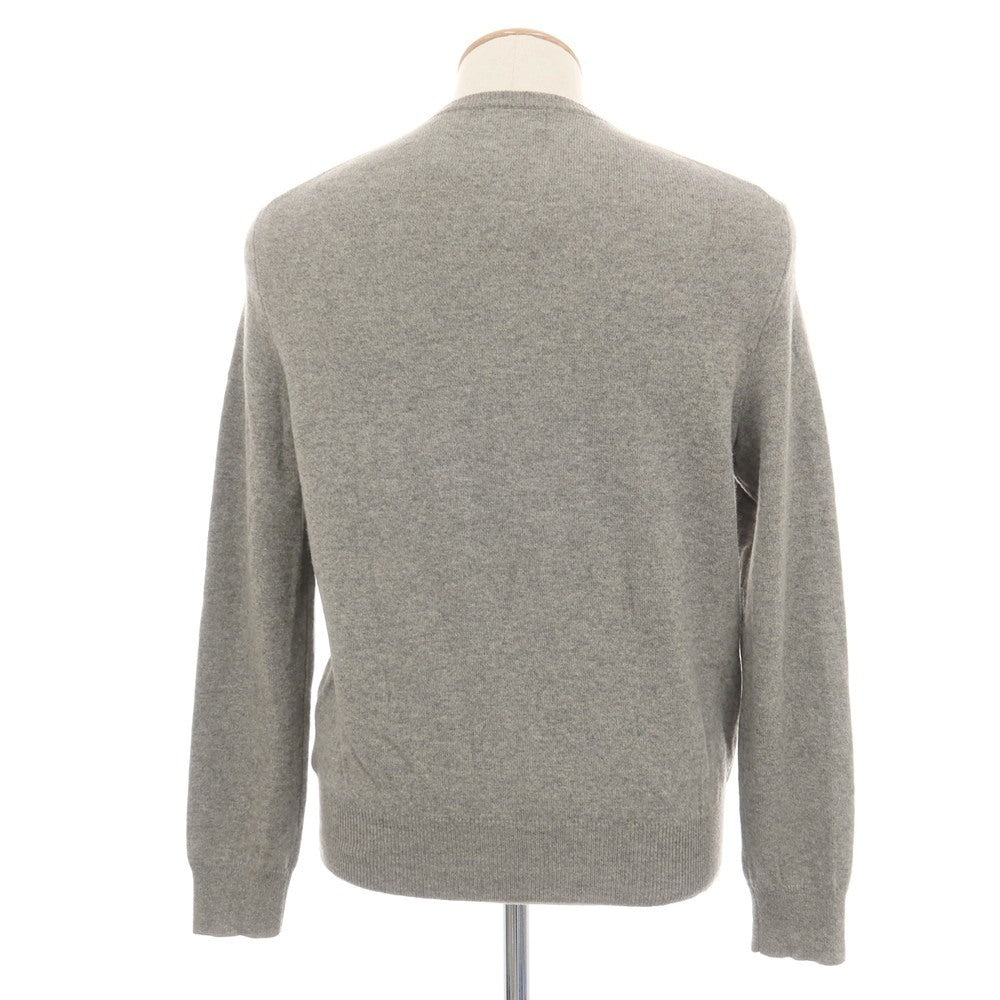 【中古】ポロ ラルフローレン Polo Ralph Lauren ウール クルーネック プルオーバーニット グレー【サイズS】【 状態ランクB 】【 メンズ 】