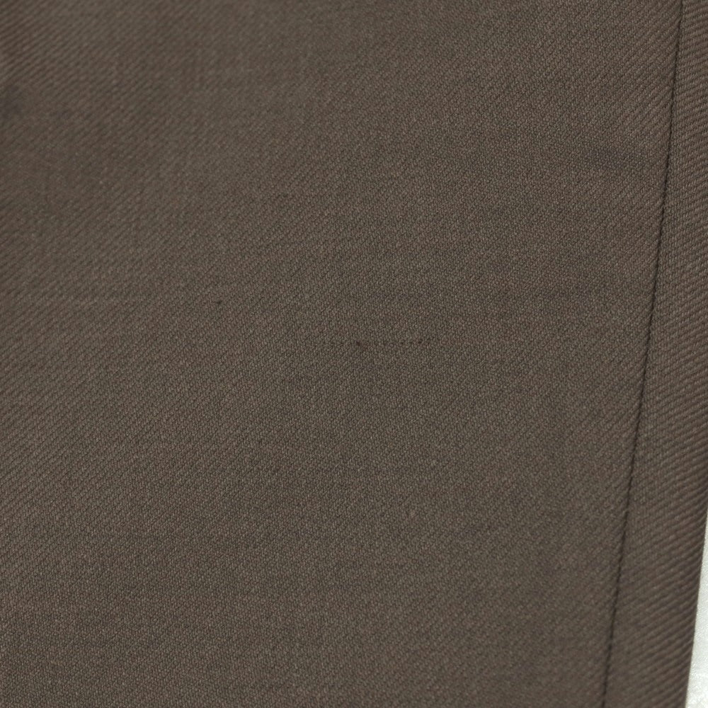 【中古】グリーンレーベルリラクシング green label relaxing ウールポリエステル ドレススラックスパンツ ダークアッシュブラウン系【サイズM】【 状態ランクB 】【 メンズ 】