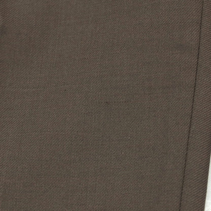 【中古】グリーンレーベルリラクシング green label relaxing ウールポリエステル ドレススラックスパンツ ダークアッシュブラウン系【サイズM】【 状態ランクB 】【 メンズ 】
