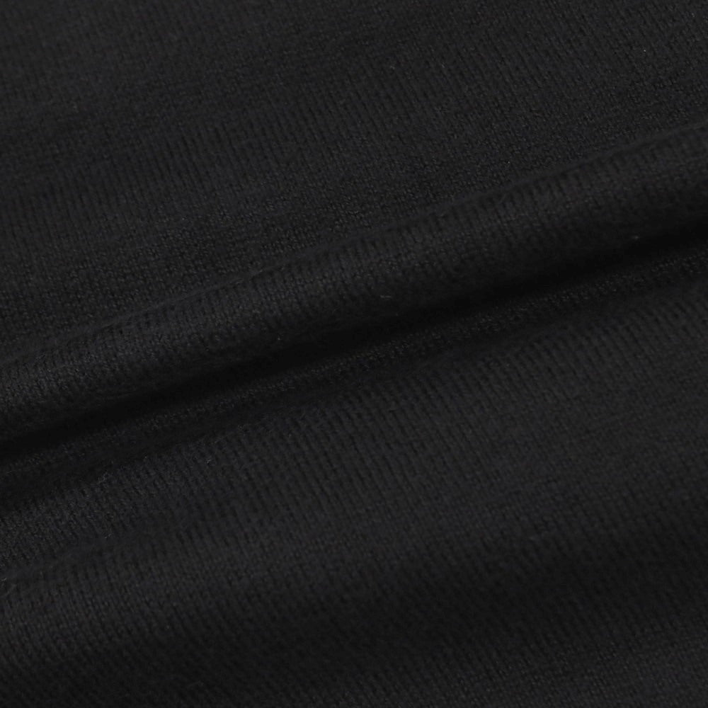 【中古】ジョンスメドレー JOHN SMEDLEY シーアイランドコットン ニット クルーネック 半袖Ｔシャツ ブラック【サイズL】【 状態ランクC 】【 メンズ 】