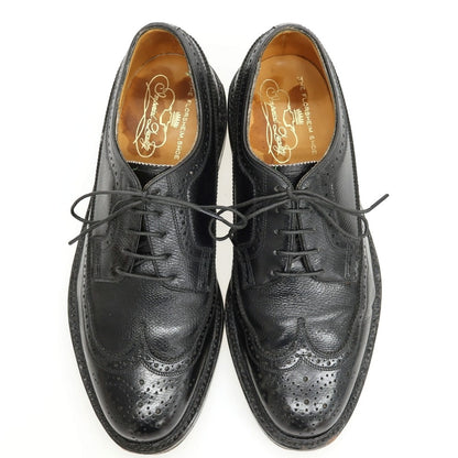【中古】フローシャイム FLORSHEIM 80’s Kenmoor インペリアル 型押しレザー ドレスシューズ ブラック【サイズ6 1/2 EEE】【 状態ランクB 】【 メンズ 】