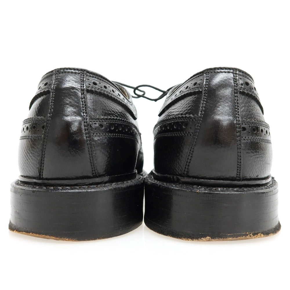 【中古】フローシャイム FLORSHEIM 80’s Kenmoor インペリアル 型押しレザー ドレスシューズ ブラック【サイズ6 1/2 EEE】【 状態ランクB 】【 メンズ 】