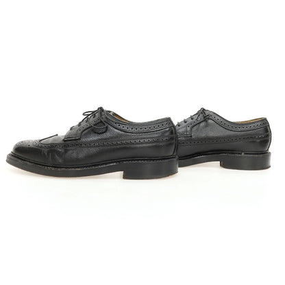 【中古】フローシャイム FLORSHEIM 80’s Kenmoor インペリアル 型押しレザー ドレスシューズ ブラック【サイズ6 1/2 EEE】【 状態ランクB 】【 メンズ 】