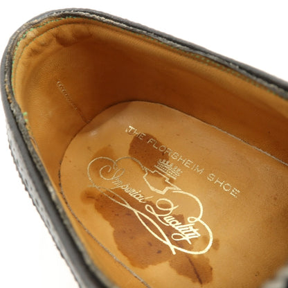 【中古】フローシャイム FLORSHEIM 80’s Kenmoor インペリアル 型押しレザー ドレスシューズ ブラック【サイズ6 1/2 EEE】【 状態ランクB 】【 メンズ 】