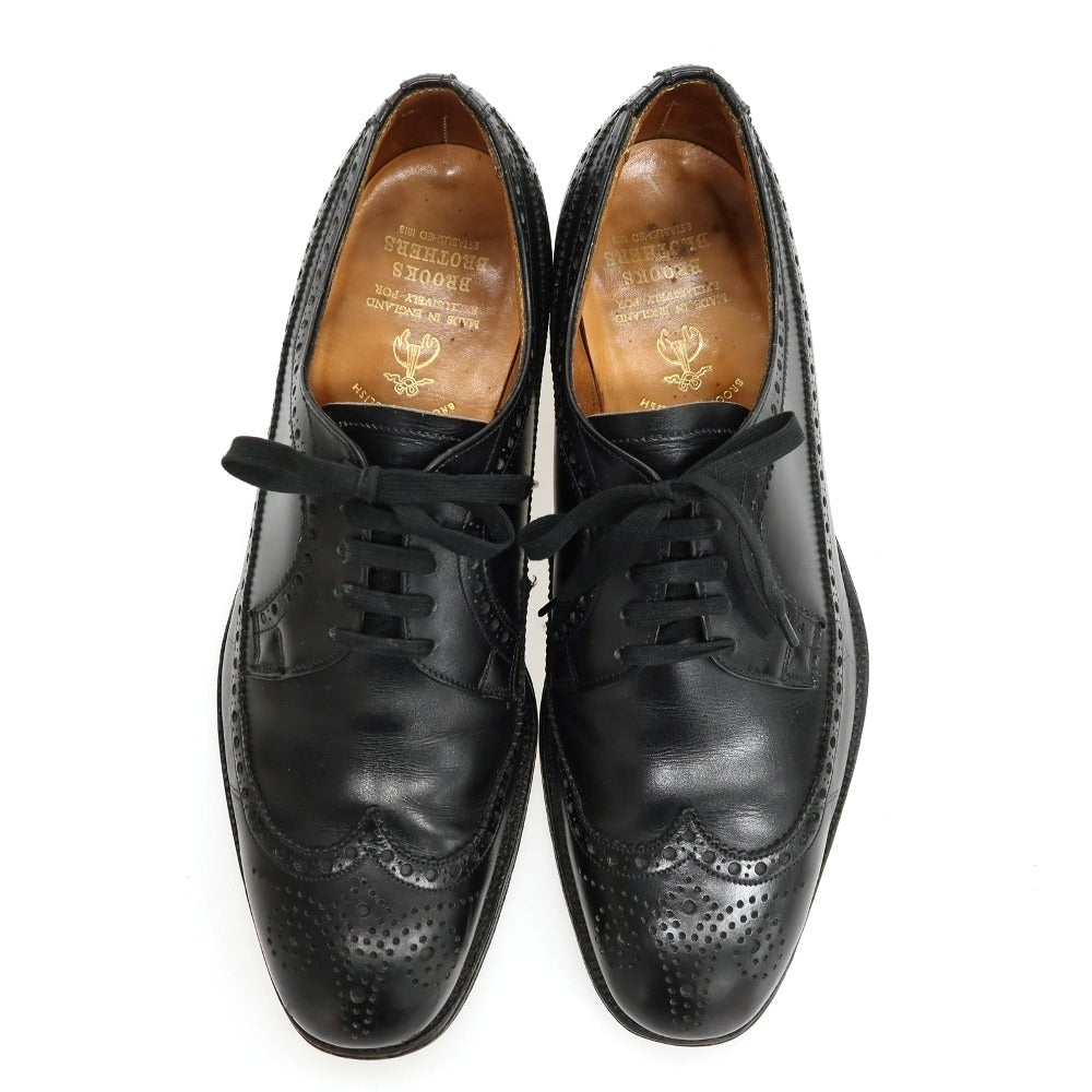 【中古】ブルックスブラザーズ Brooks Brothers 旧チャーチ製 DEVON カーフ ドレスシューズ ブラック【サイズ39 E】【 状態ランクC 】【 メンズ 】