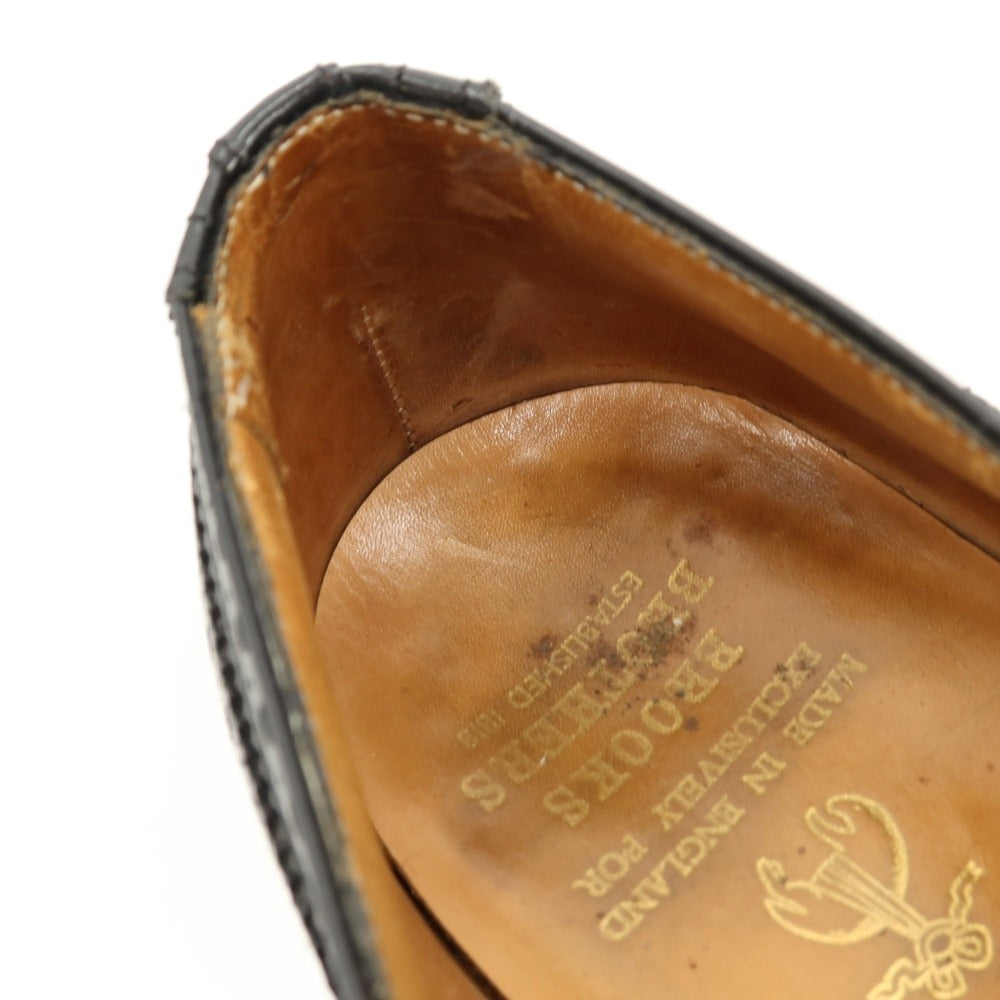 【中古】ブルックスブラザーズ Brooks Brothers 旧チャーチ製 DEVON カーフ ドレスシューズ ブラック【サイズ39 E】【 状態ランクC 】【 メンズ 】