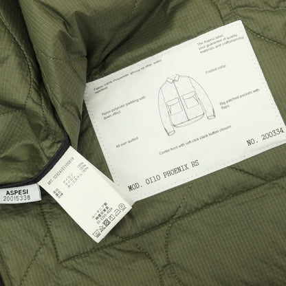 【中古】アスペジ ASPESI ナイロン キルティング 中綿ブルゾン ブラック【サイズM】【 状態ランクA 】【 メンズ 】