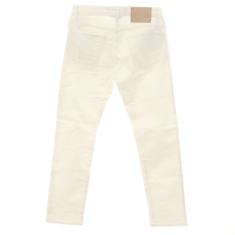 【中古】ヤコブコーエン JACOB COHEN NICK ストレッチ コットン デニムパンツ ホワイト【サイズ33】【 状態ランクB 】【 メンズ 】