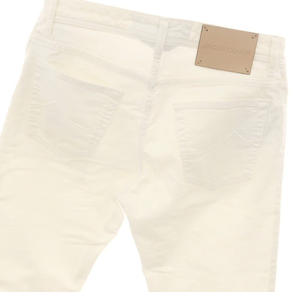【中古】ヤコブコーエン JACOB COHEN NICK ストレッチ コットン デニムパンツ ホワイト【サイズ33】【 状態ランクB 】【 メンズ 】