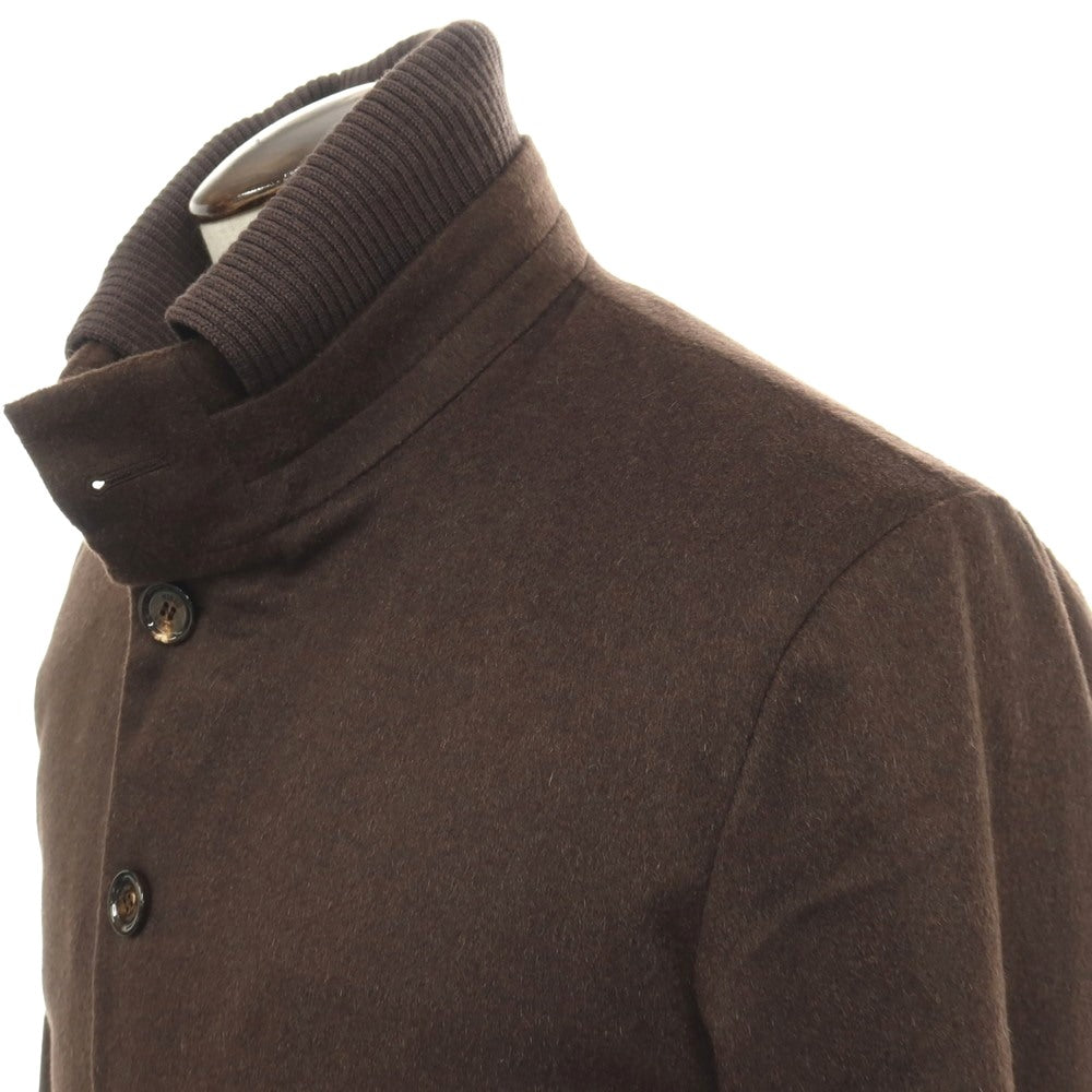 【中古】キーレッド ケイレッド KIRED カシミヤ 中綿ブルゾン ブラウン【サイズ50】【 状態ランクB 】【 メンズ 】