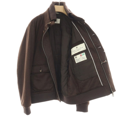 【中古】キーレッド ケイレッド KIRED カシミヤ 中綿ブルゾン ブラウン【サイズ50】【 状態ランクB 】【 メンズ 】