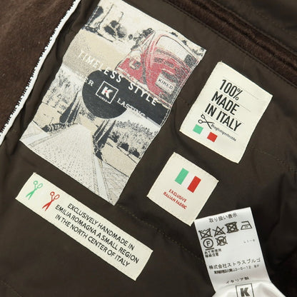 【中古】キーレッド ケイレッド KIRED カシミヤ 中綿ブルゾン ブラウン【サイズ50】【 状態ランクB 】【 メンズ 】