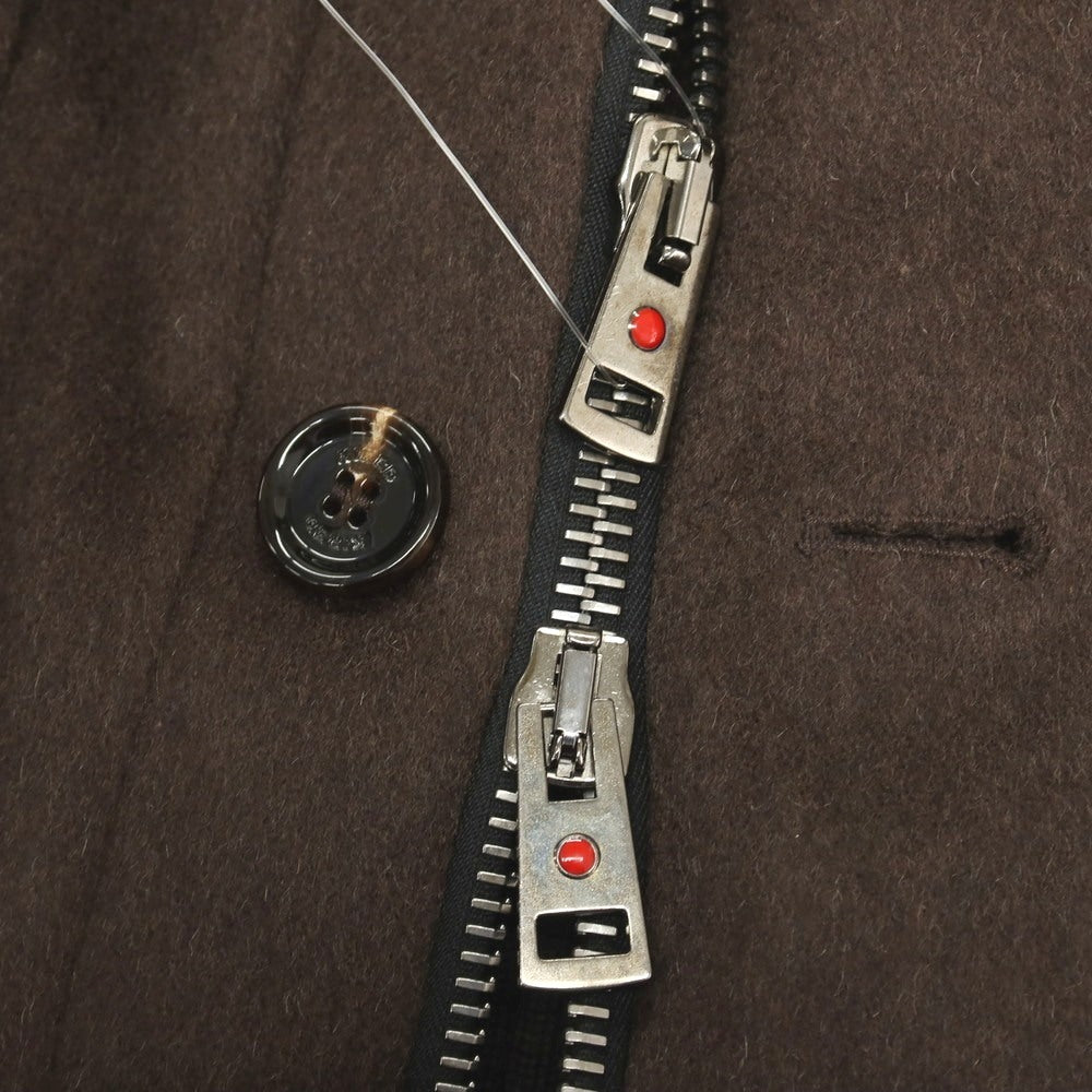 【中古】キーレッド ケイレッド KIRED カシミヤ 中綿ブルゾン ブラウン【サイズ50】【 状態ランクB 】【 メンズ 】