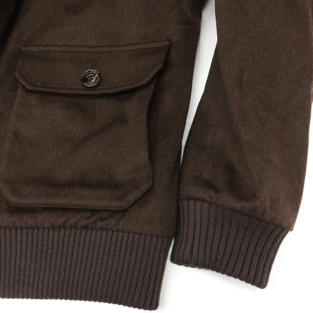 【中古】キーレッド ケイレッド KIRED カシミヤ 中綿ブルゾン ブラウン【サイズ50】【 状態ランクB 】【 メンズ 】