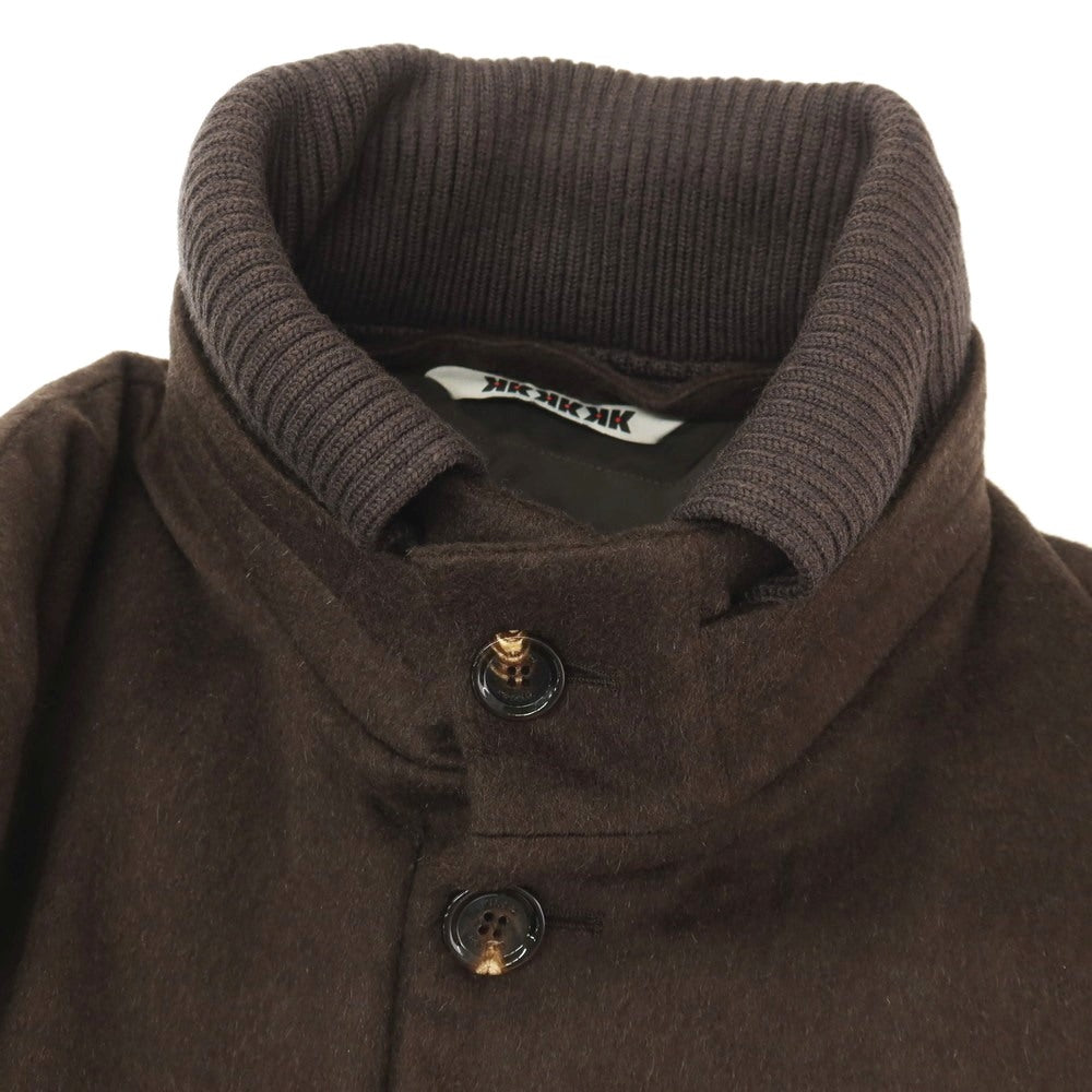 【中古】キーレッド ケイレッド KIRED カシミヤ 中綿ブルゾン ブラウン【サイズ50】【 状態ランクB 】【 メンズ 】