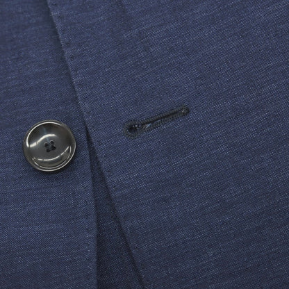 【中古】サルトリア ラトーレ SARTORIA LATORRE ウールリネン 3B テーラードジャケット ネイビー【サイズ50 Drop8R】【 状態ランクB 】【 メンズ 】