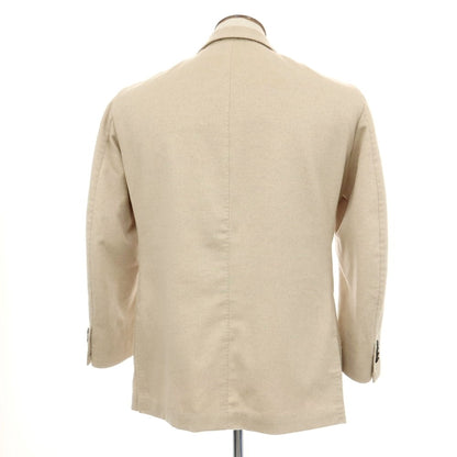 【中古】アルフォンソ シリカ Alfonso Sirica カシミヤ 3つボタン テーラードジャケット アイボリー【サイズ50】【 状態ランクB 】【 メンズ 】