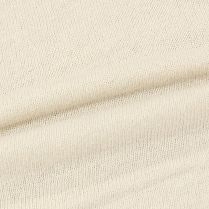 【中古】リングヂャケット RING JACKET リネンコットン クルーネック 半袖 プルオーバーニット アイボリー【サイズ3】【 状態ランクB 】【 メンズ 】