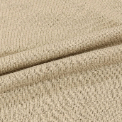 【中古】リングヂャケット RING JACKET リネンコットン ヘンリーネック 半袖 プルオーバーニット ダークベージュ【サイズ3】【 状態ランクB 】【 メンズ 】